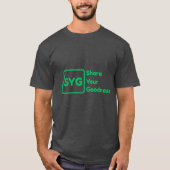 Leuk en trendy "Deel je goedheid" T-shirt (Voorkant)