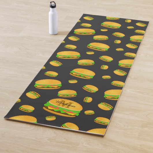 Leuk en vet cool burgerpatroon Monogram Yogamat (In situ)