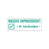 Leuk "ENORME VERBETERING!" Het merken Rubberzegel Zelfinktende Stempel (Design)