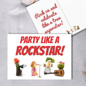 Leuk eten verjaardagskaart woordspeling grappige v briefkaart