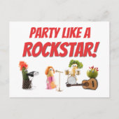 Leuk eten verjaardagskaart woordspeling grappige v briefkaart (Voorkant)