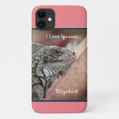 Leuk Exotisch Reptiel Iguana Huisdier Case-Mate iPhone Case (Achterkant)