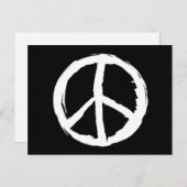 leuk expressionistisch PEACE SIGN | Briefkaart (Voorkant / Achterkant)