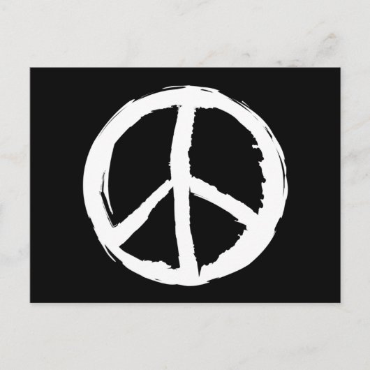 leuk expressionistisch PEACE SIGN | Briefkaart (Voorkant)