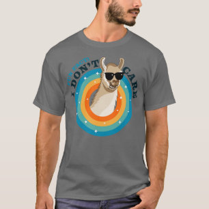 Leuk Fact I Dont Care Grappig Sassy Llama Alpaca S T-shirt