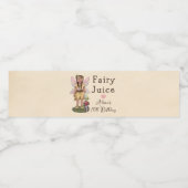 Leuk  Fairy Juice Verjaardagsfeestje Waterfles Etiket (Enkel label)