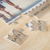 Leuk Familie Vakantie Reizen Foto Puzzel Legpuzzel (Zijkant)