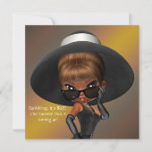 Leuk favoriet Diva verjaardagsfeestje Kaart (Voorkant)