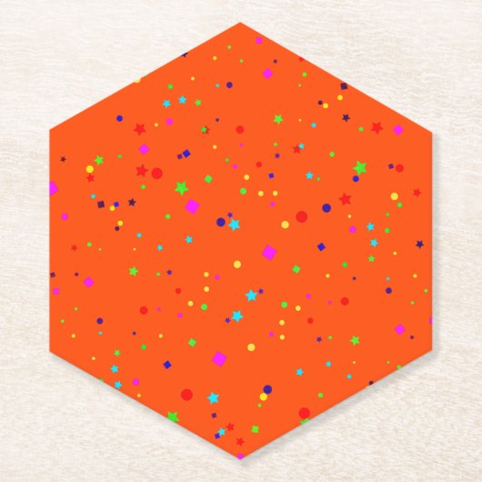 Leuk feest kartonnen onderzetters (Voorkant)