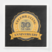 leuk feest op 30e Jubileum Servet (Voorkant)