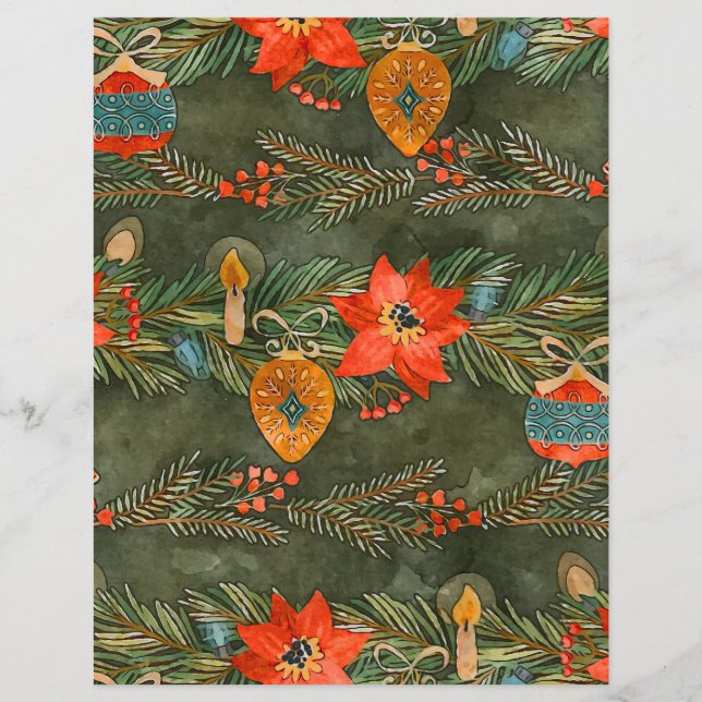 Leuk  feestelijk plakboekpapier (Voorkant)