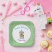 Leuk feestje Teddy Bear Verjaardag Papieren Bordje (Feest)