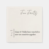 Leuk feit bruiloft servetten (Voorkant)