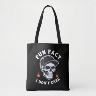 Leuk Feitje Waar Ik Me Niet Aan Stoor Grappig Skel Tote Bag