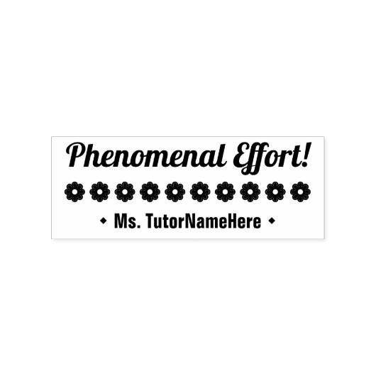 Leuk "fenomenale inspanning!" Het merken Rubberzeg Rubberstempel (Afrduk)