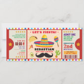 Leuk Fiesta eerste verjaardagskaartje Kaart (Voorkant)