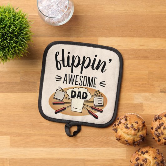 Leuk Flippend Awesome Vader BBQ Pannenlap (Top down)