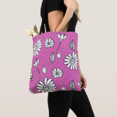 Leuk Flower Summer Tas in roze (Dichtbij)