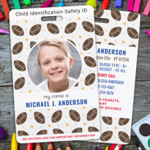 Leuk Football Sport Aangepaste Moderne Foto Kind I