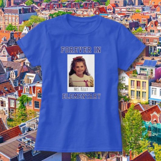 Leuk! foto van de docent T-shirt