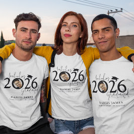 Leuk Foto wie is afgestudeerd Afstudeerfoto T-shirt