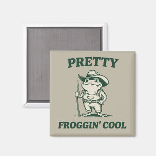 Leuk Froggin Cool Frog Toad Meme Liefhebbers Vinta Magneet