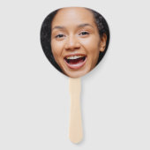 Leuk Full Face Close-up Selfie Foto Handwaaier (Achterkant)