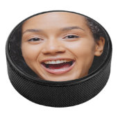 Leuk Full Face Close-up Selfie Foto Hockey Puck (3/4)