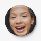 Leuk Full Face Close-up Selfie Foto Papieren Bordje (Voorkant)