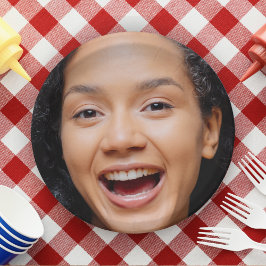 Leuk Full Face Close-up Selfie Foto Papieren Bordje