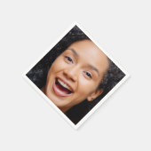 Leuk Full Face Close-up Selfie Foto Servet (Hoek)