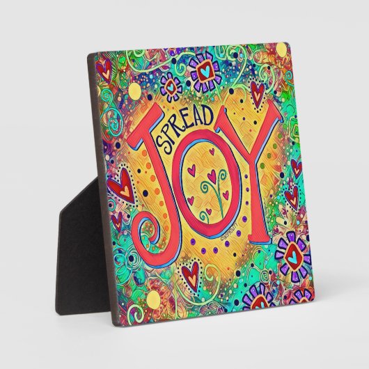 Leuk Fun Spread Joy Inspirerend Fotoplaat (Voorkant)