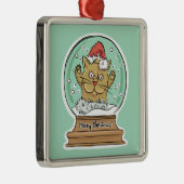 Leuk Funny Christmas Cat ornament (Rechts)