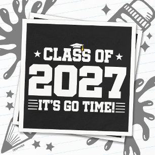 Leuk Gaaf Afstudeertijd Seniorklas van 2027 Servet