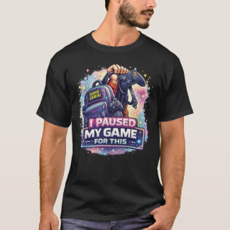 Leuk Gamer School Ontwerp T-shirt