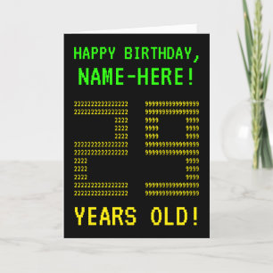 Leuk, Geeky, Nerdy "29 JAAR OUD!" Verjaardag Kaart