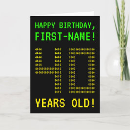 Leuk, Geeky, Nerdy "40 JAAR OUD!" Verjaardag Kaart