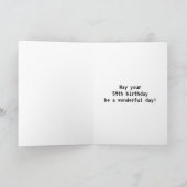 Leuk, Geeky, Nerdy "59 JAAR OUD!" Verjaardag Kaart (Binnen)