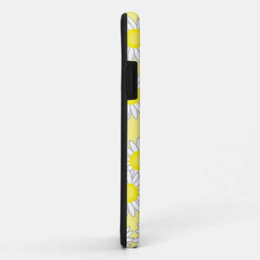 Leuk Geel Wit Grijs Daisy Case-Mate iPhone Case (Achterkant/rechts)