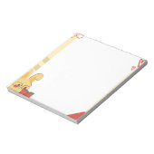 Leuk geïllustreerd dagboek voor school of werk notitieblok (Linkerzijde)