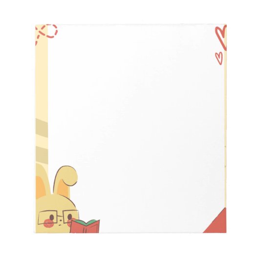 Leuk geïllustreerd dagboek voor school of werk notitieblok (Voorkant)