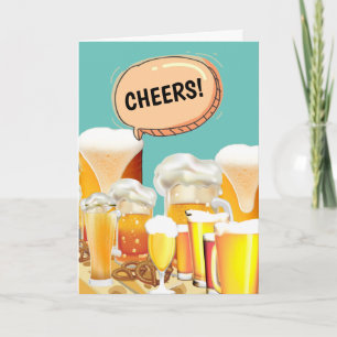 Leuk gejuich bierpromotie van ons allemaal kaart