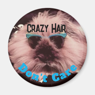 Leuk Gek Haar Ronde Magneet