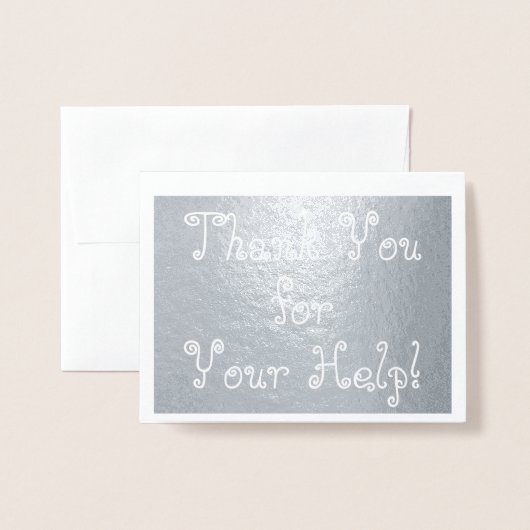 Leuk, Gekke "Bedankt voor je hulp!" Kaart (Voorkant met envelop)
