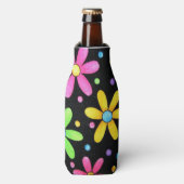 Leuk gekleurde bloemkoeler flesjeskoeler (Fles Voorkant)