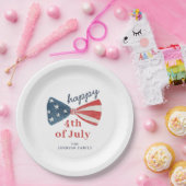 Leuk Gelukkig 4th van juli Papieren Bordje (Feest)