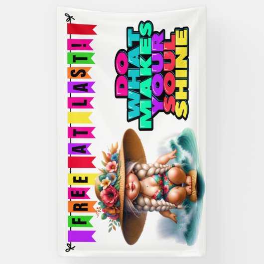 LEUK GELUKKIG PENSIOEN SPANDOEK (Verticaal)