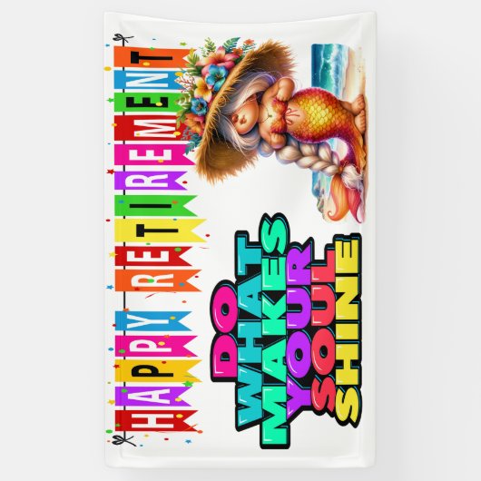 LEUK GELUKKIG PENSIOEN SPANDOEK (Verticaal)