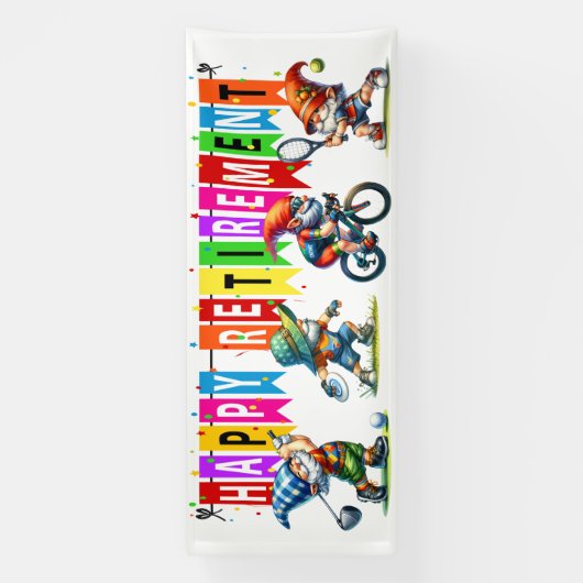 LEUK GELUKKIG PENSIOEN SPANDOEK (Verticaal)