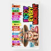 LEUK GELUKKIG PENSIOEN SPANDOEK (Verticaal)